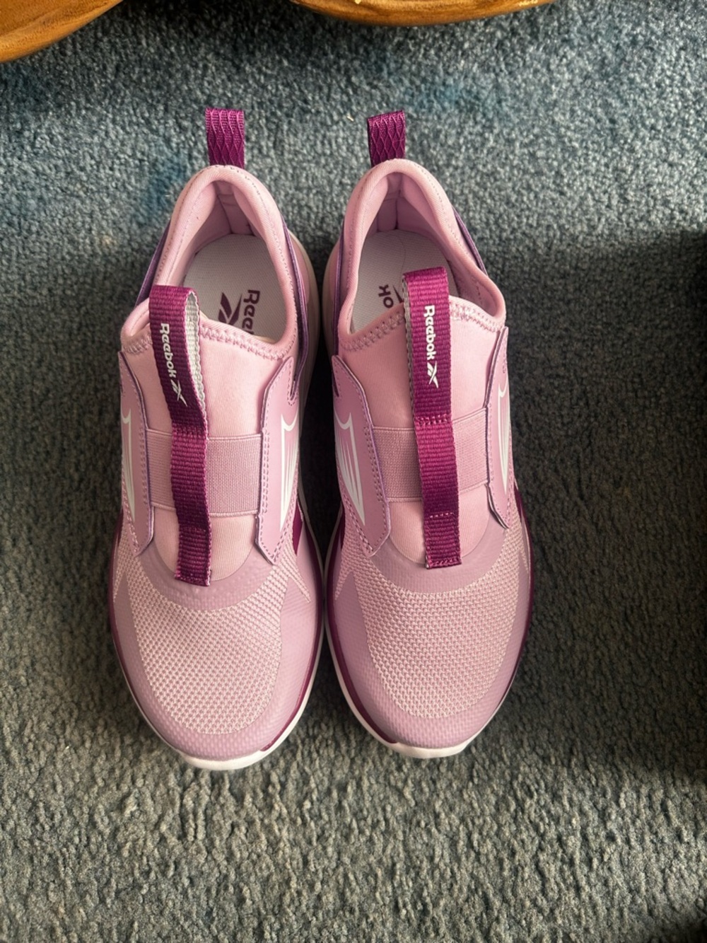 Reebok  Slip-On Athletic Sneakers in Lavender